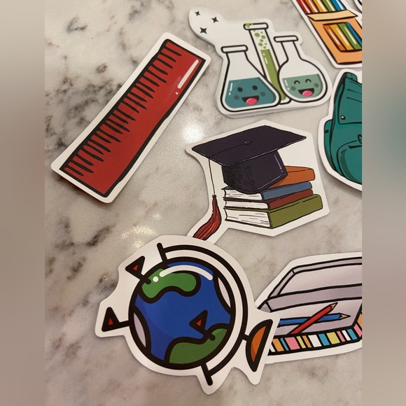 Teacher’s pack: lot of 20 stickers + storage envelope - Picture 5 of 9